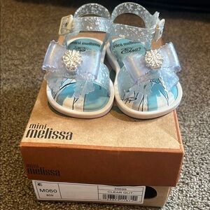 Mini Melissa X Disney Elsa Mar Jelly Sandals